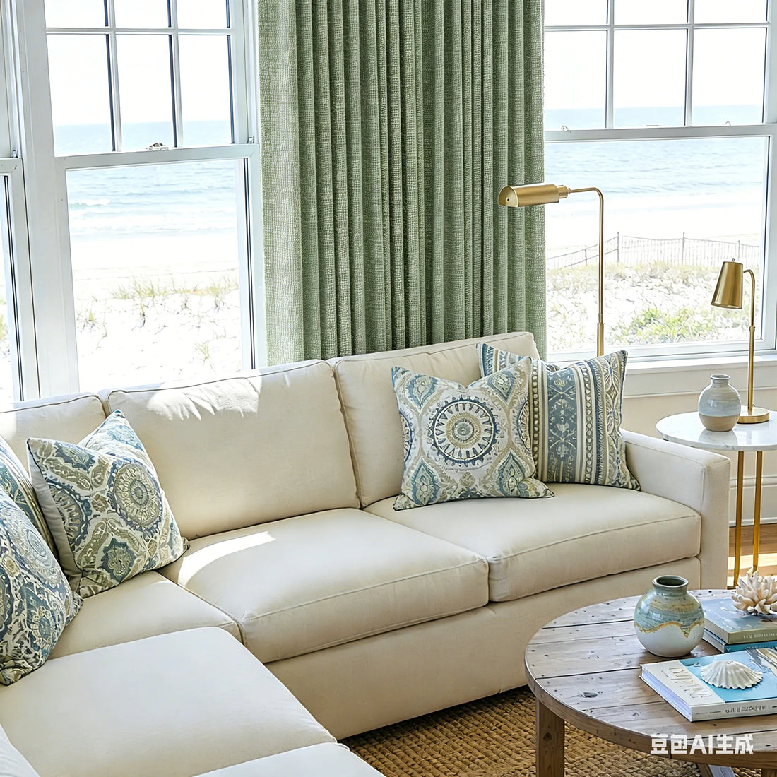 John Linen Texture Cotton Curtains