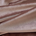 Pink velvet curtain fabric display