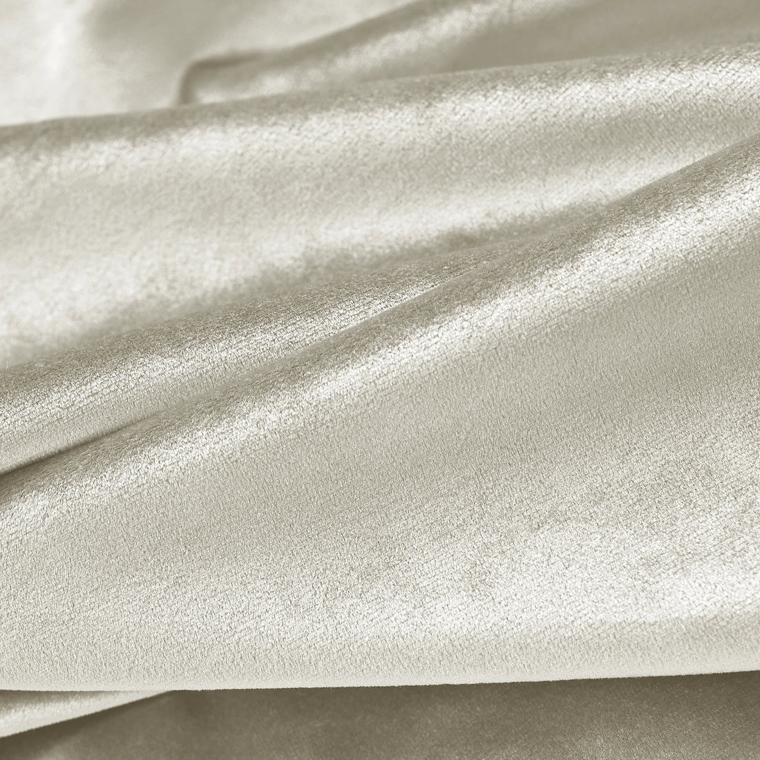 Beige Velvet Curtains Fabric Details