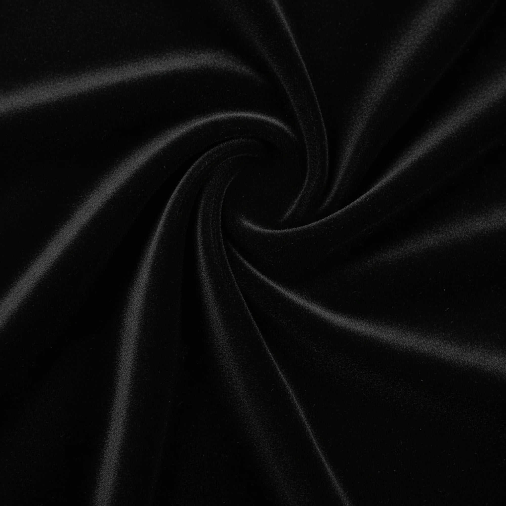 Black Velvet Curtains Fabric Display