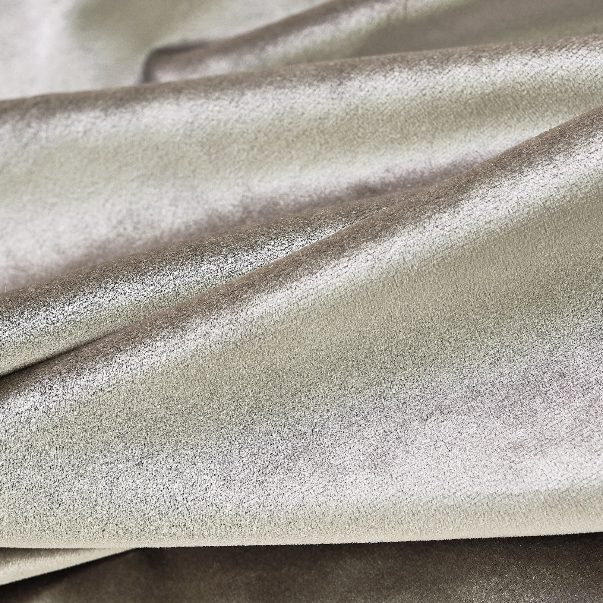 Brown Rice Velvet Curtains Fabric Details