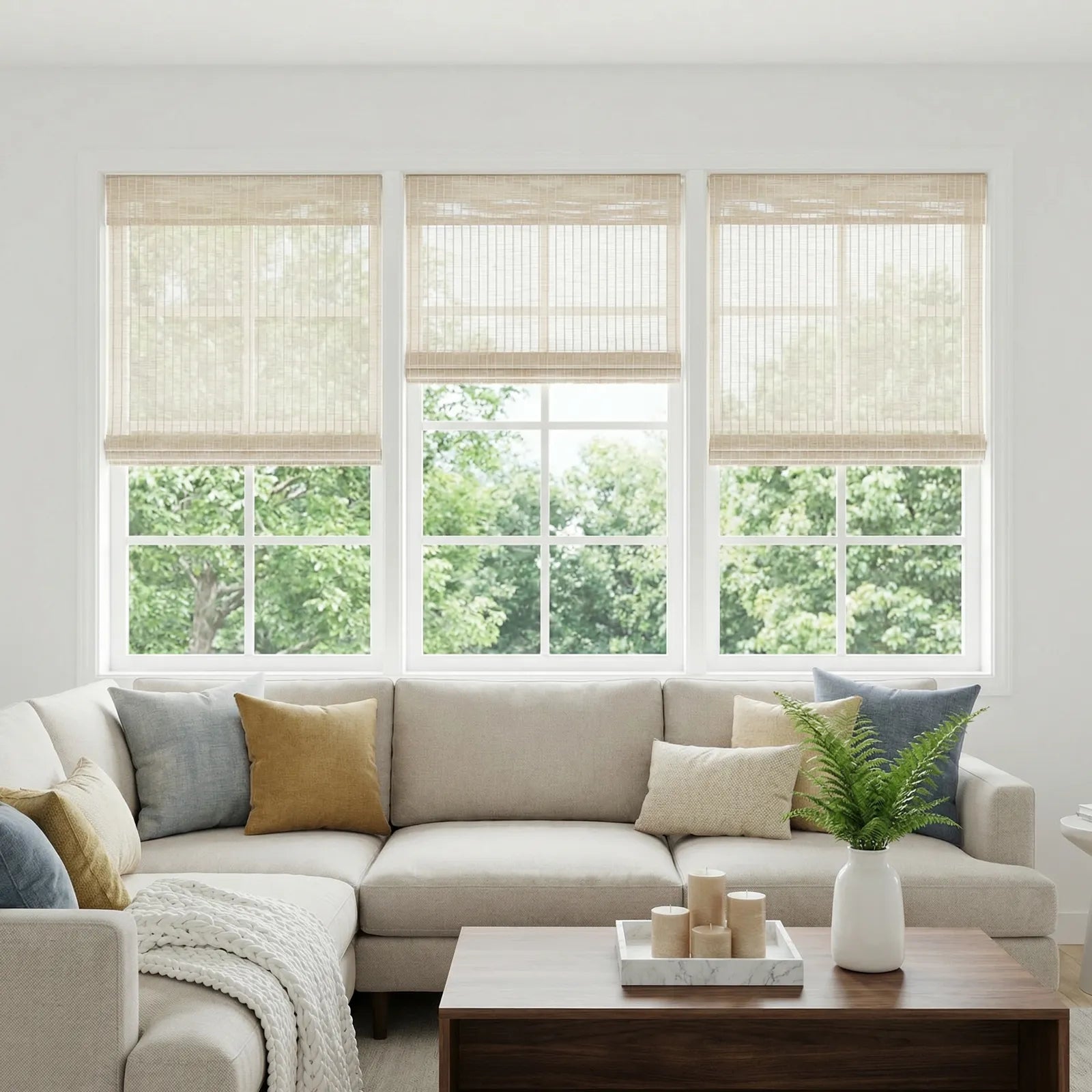 Kane Ramie Texture Wood Shades