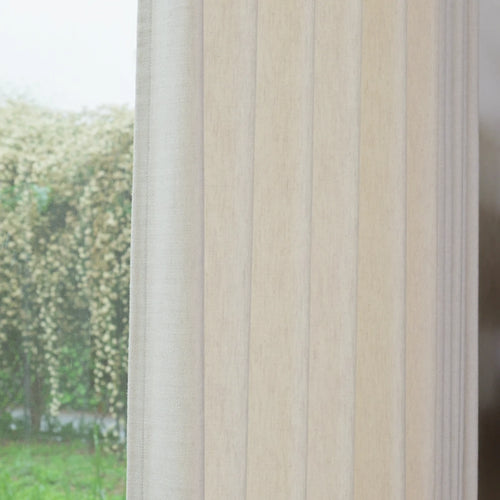 Lacey Herringbone Texture Linen Blend Curtains