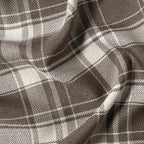 Linda Linen Plaid Striped Curtains