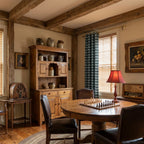 Linda Linen Plaid Striped Curtains