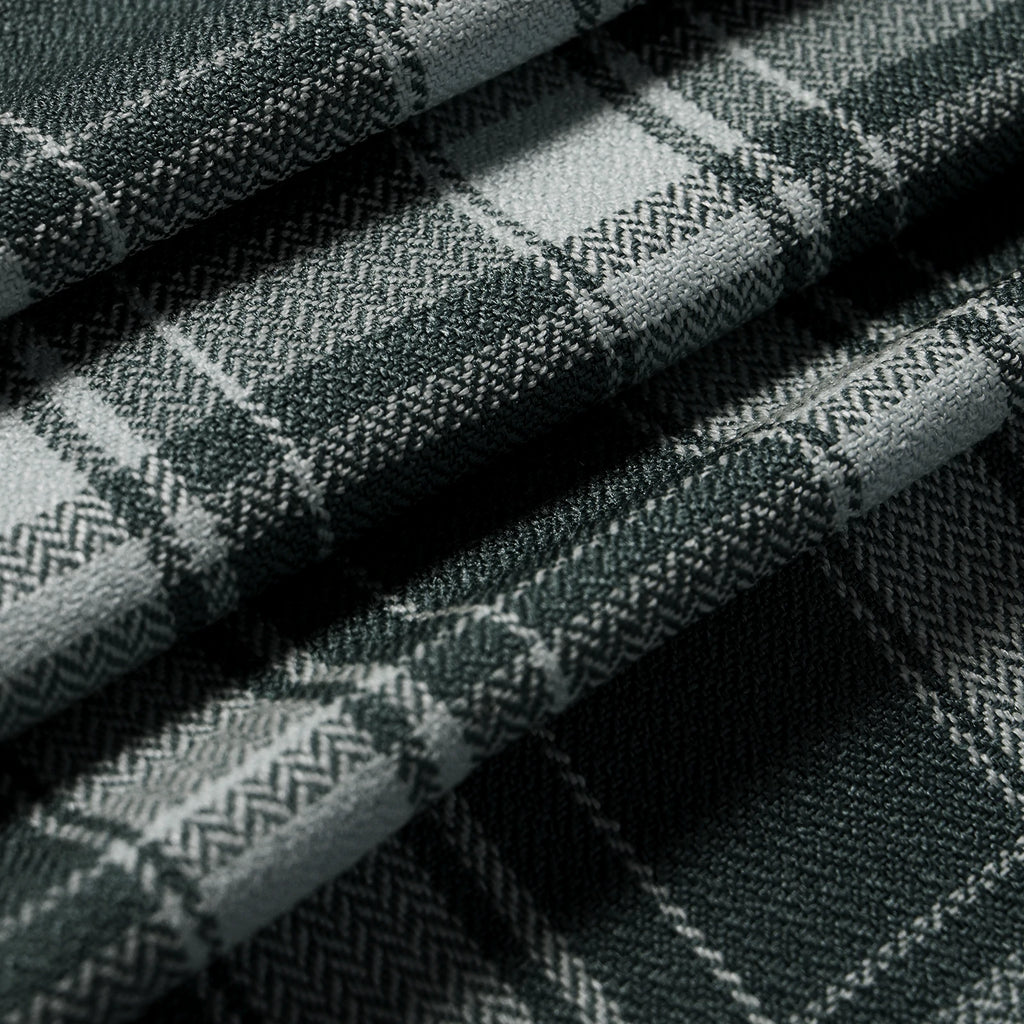 Linda Linen Plaid Striped Curtains