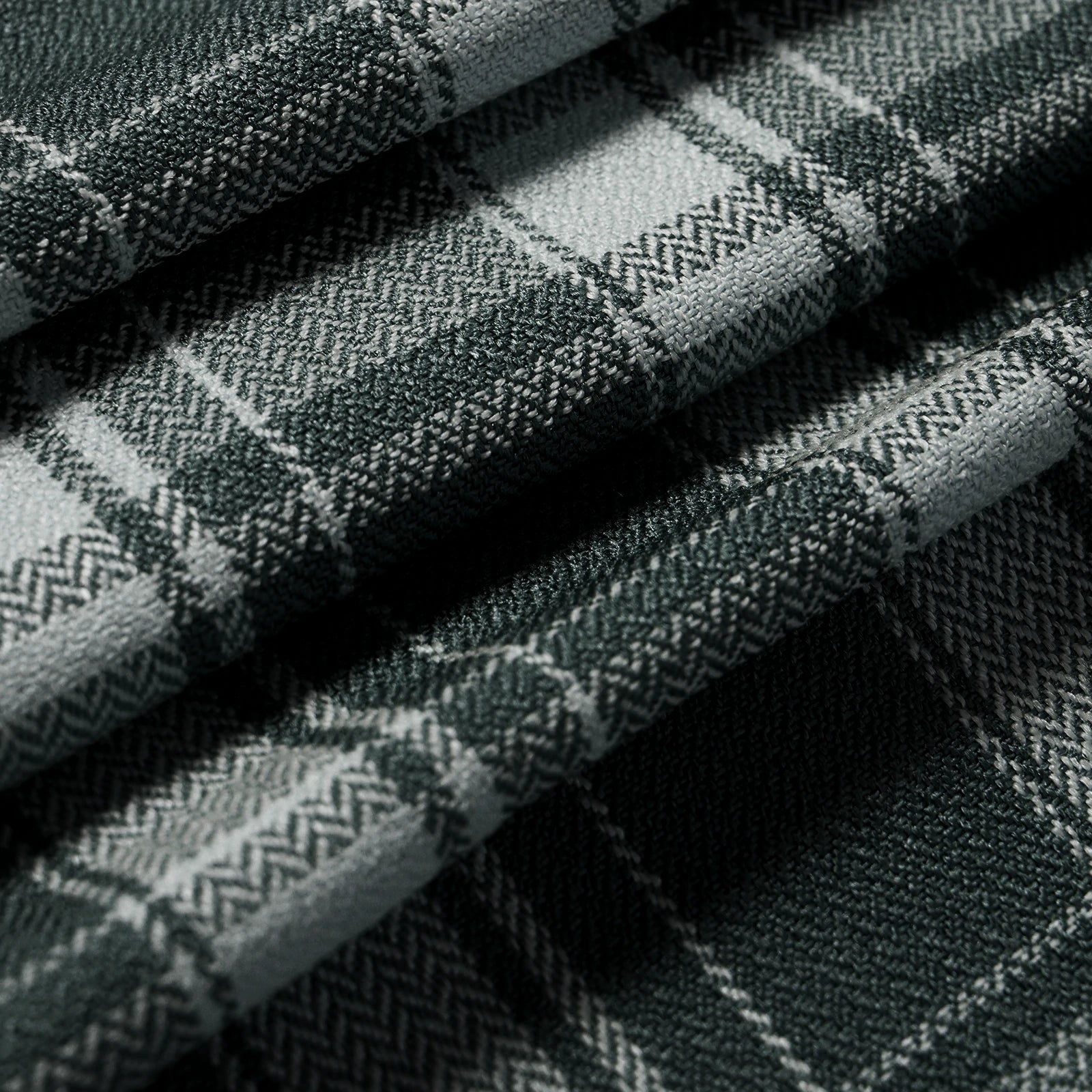 Linda Linen Plaid Striped Curtains