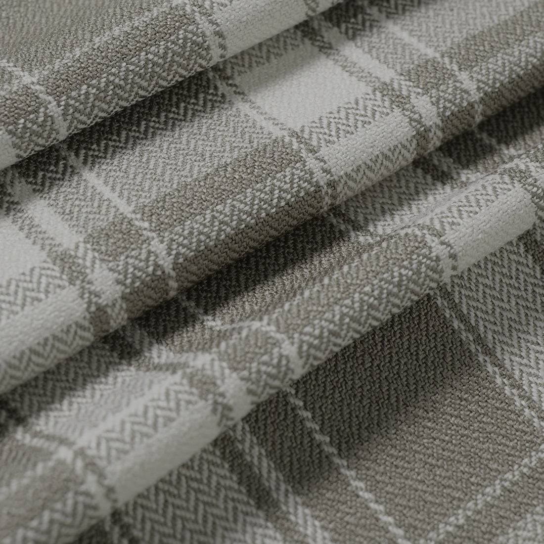 Linda Linen Plaid Striped Curtains