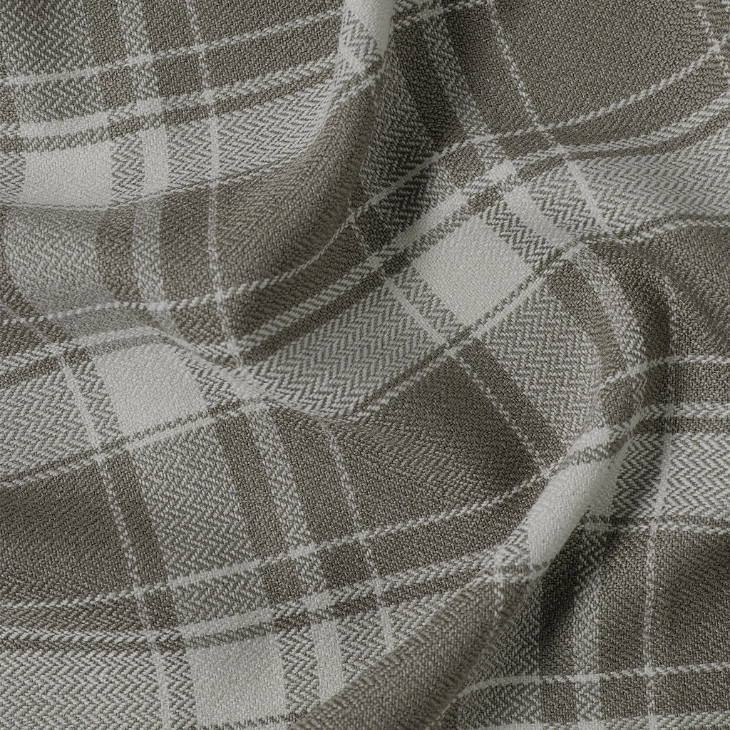 Linda Linen Plaid Striped Curtains