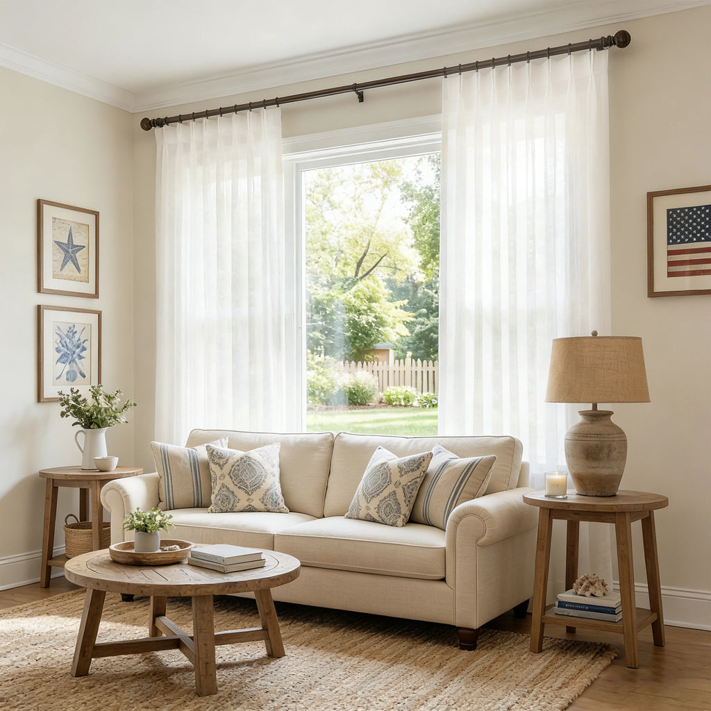 Lisa Semi Sheer Curtains