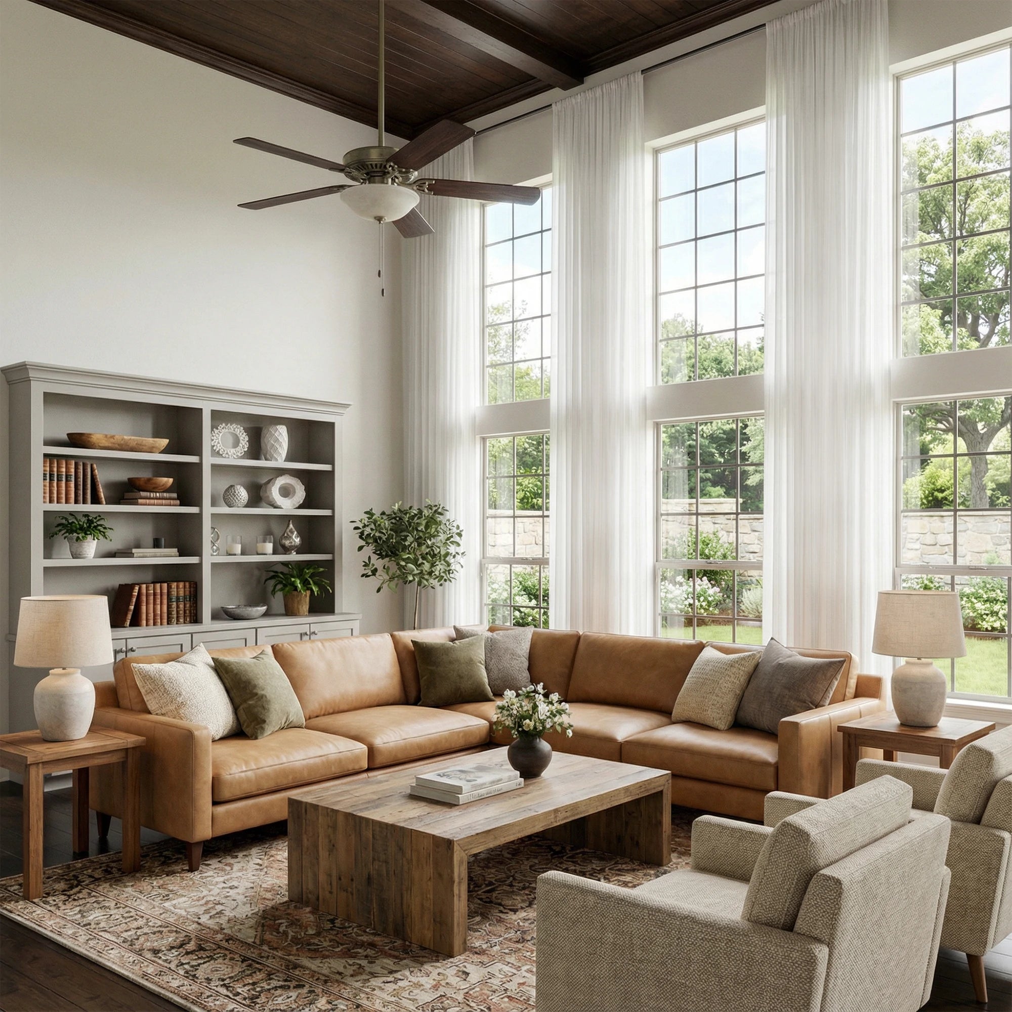 Lisa Semi Sheer Curtains