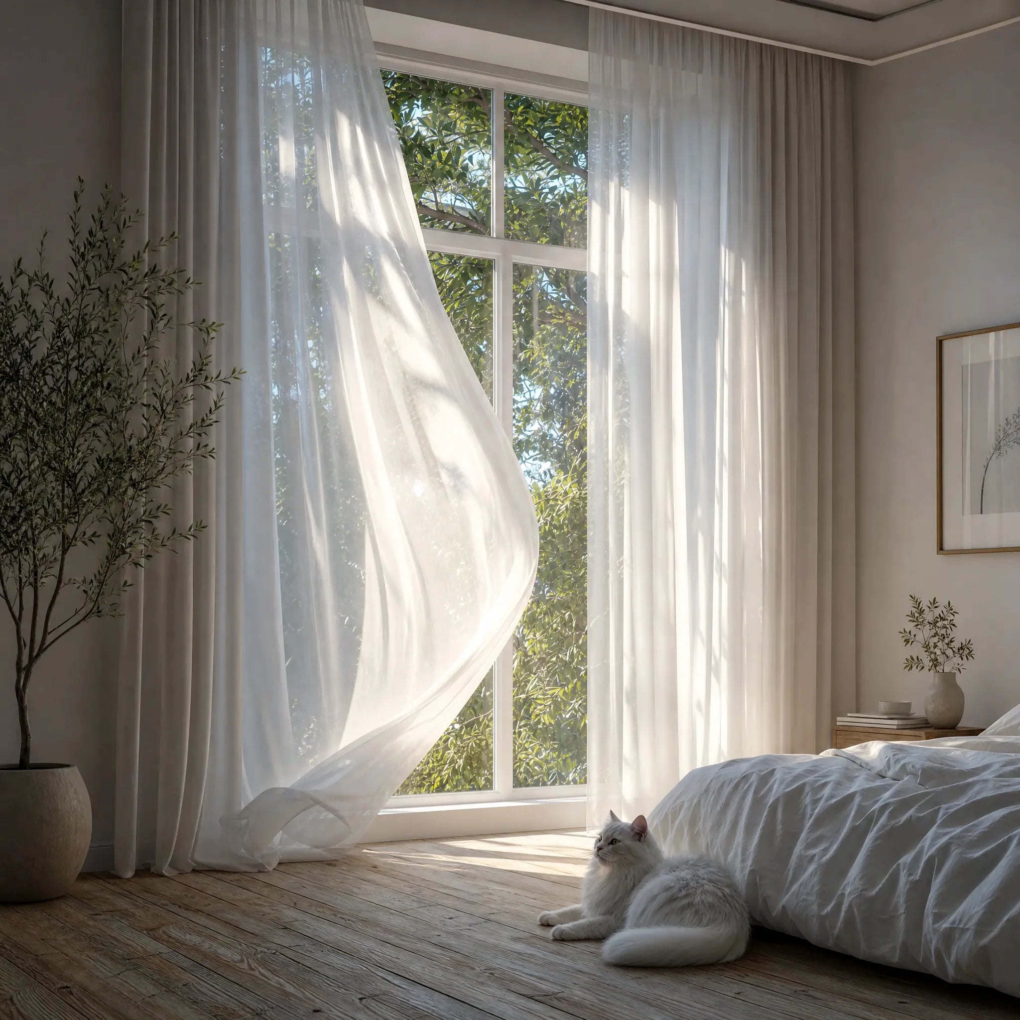 Lisa Semi Sheer Curtains