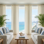 Lucas Cotton Look Blend Curtains