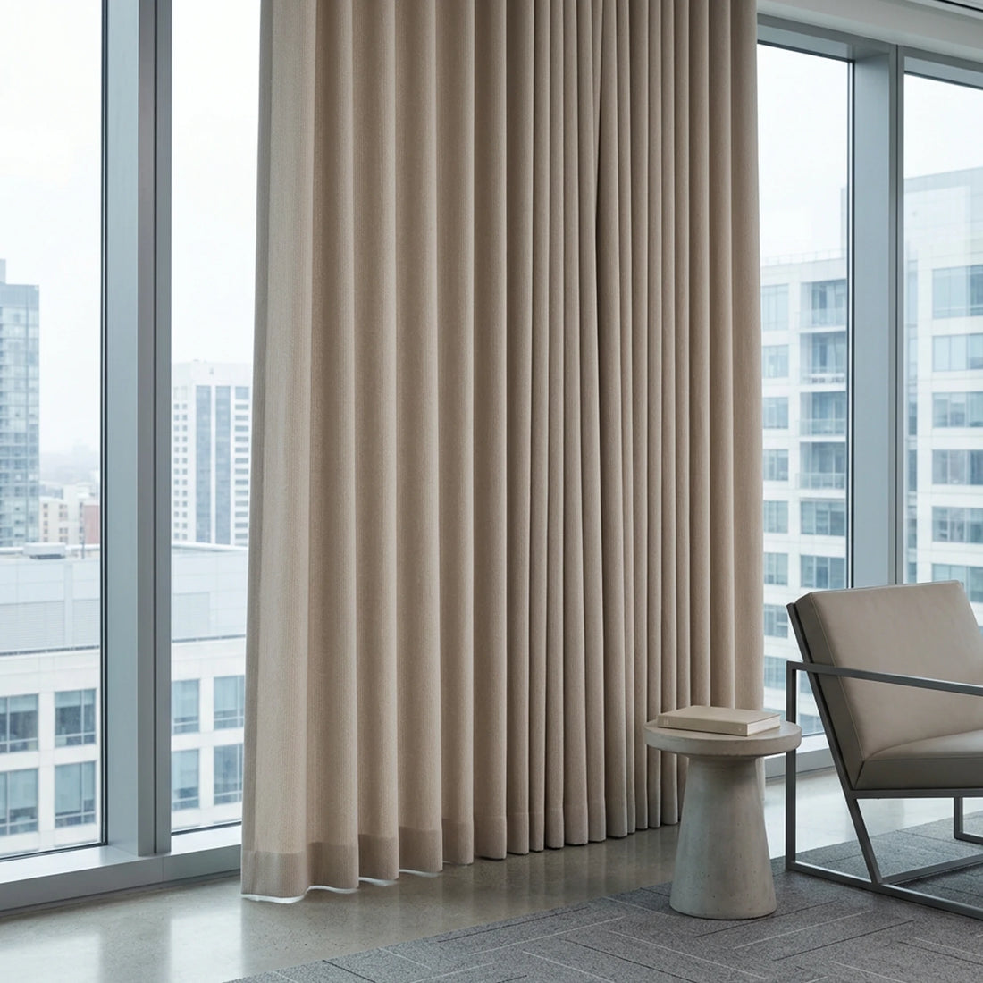 Lucas Cotton Look Blend Curtains