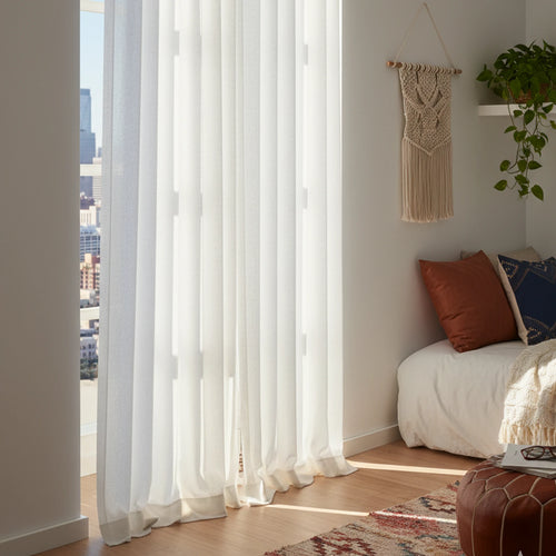 Lucas Cotton Look Blend Curtains