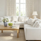 Luke Jacquard Textured Curtains