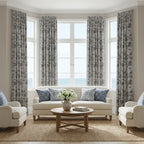 Luke Jacquard Textured Curtains