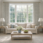 Luke Jacquard Textured Curtains