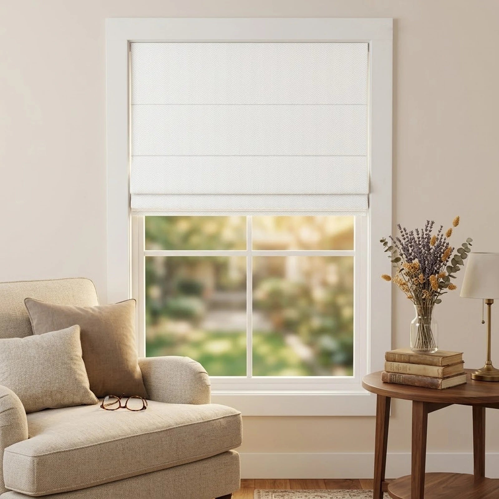 Mason Chevron Pattern Roman Shades