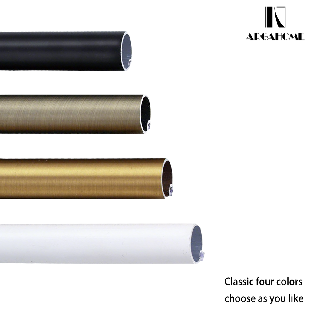 Custom curtain rod colors