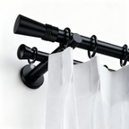 Custom curtain rod installation details