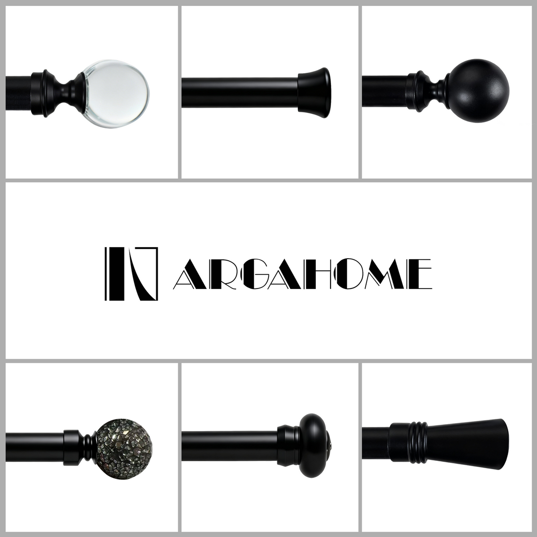 Meile Custom Curtain Rod Head Display