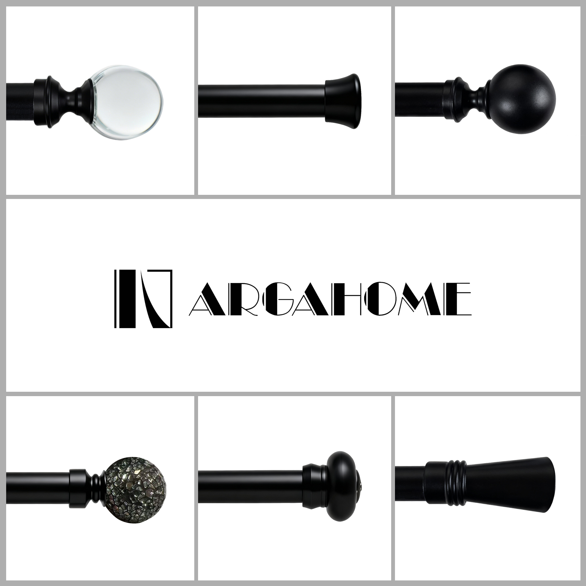 Meile Custom Curtain Rod Head Display