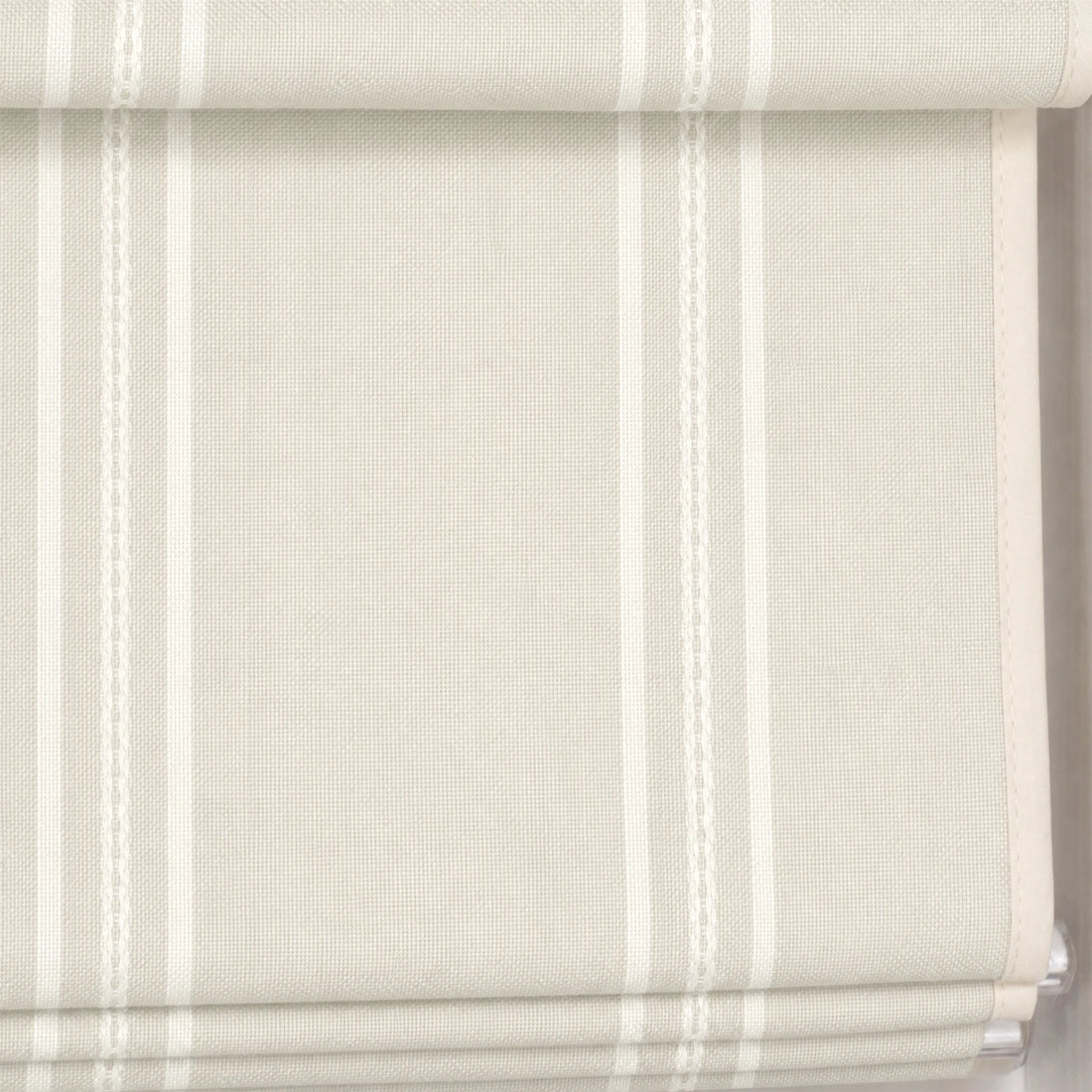 Ocean Woven Stripes Roman Shades
