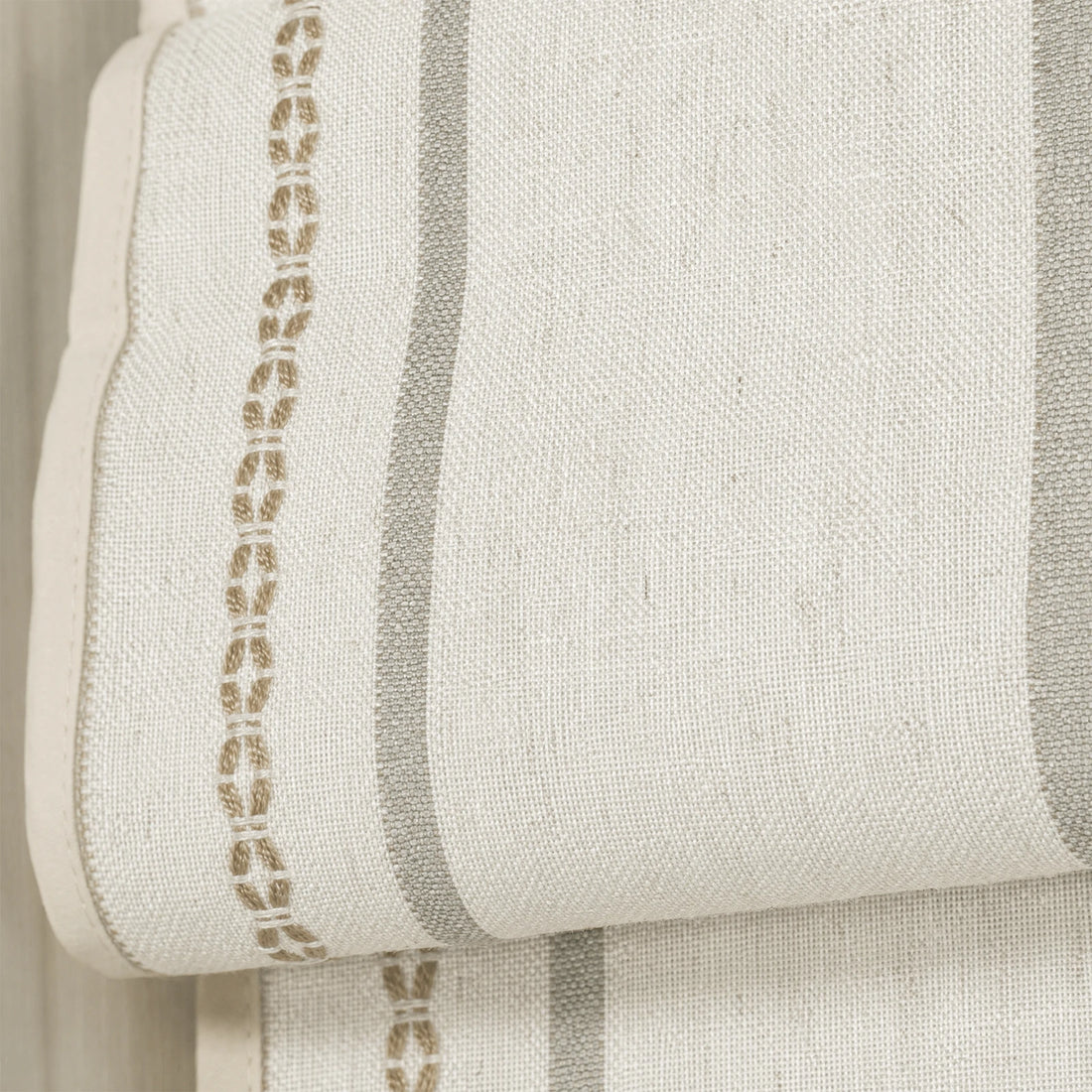 Ocean-B2 Brown Stripes on Linen