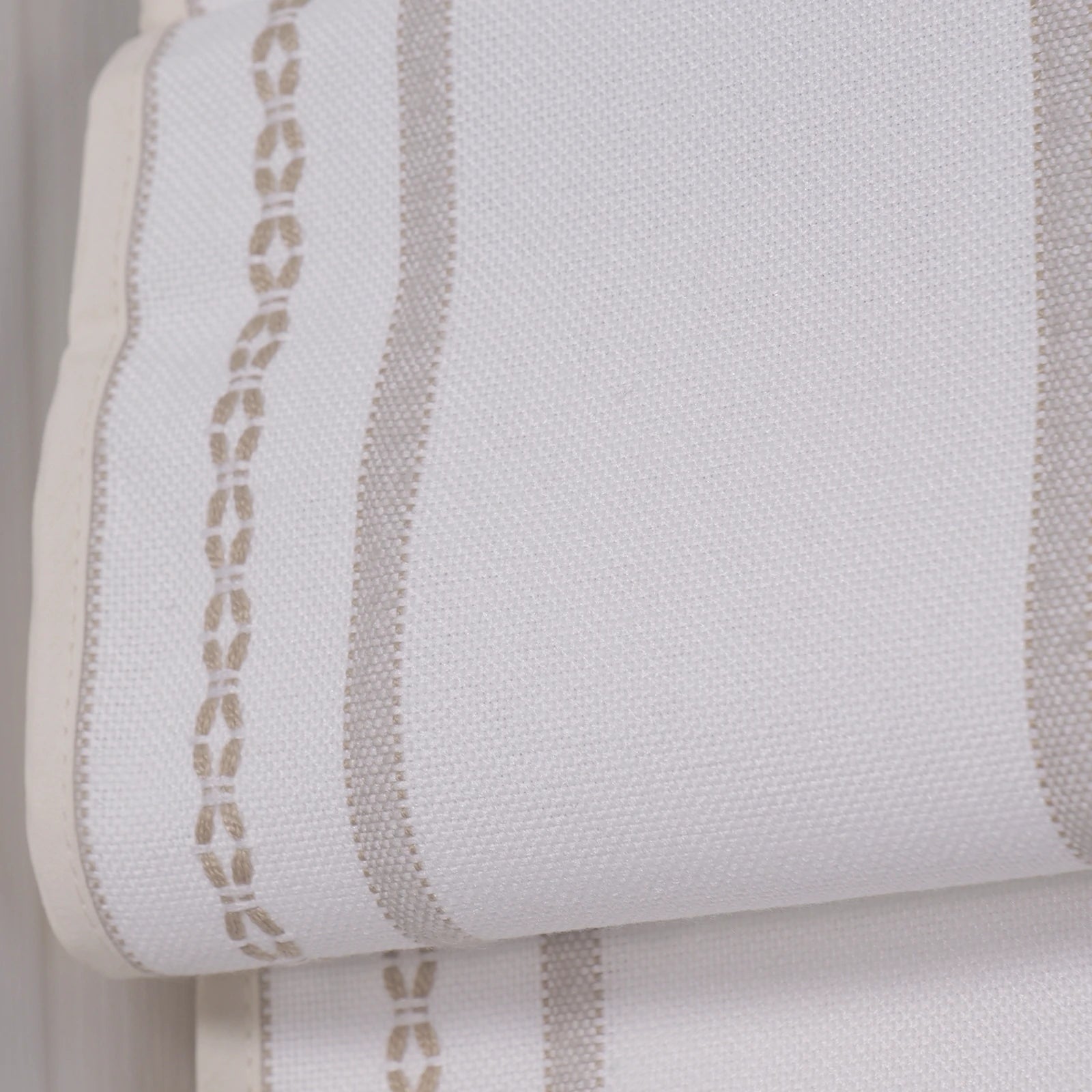 Ocean-C2 Brown Stripes on White