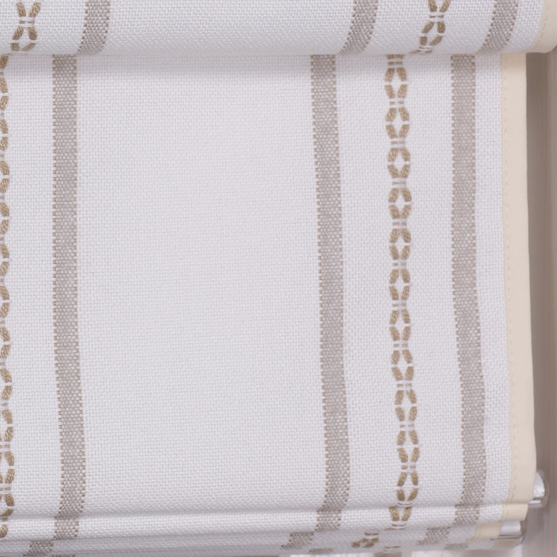 Ocean-C2 Brown Stripes on White