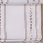 Ocean-C2 Brown Stripes on White