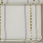 Ocean-A2 Brown Stripes on Yellow