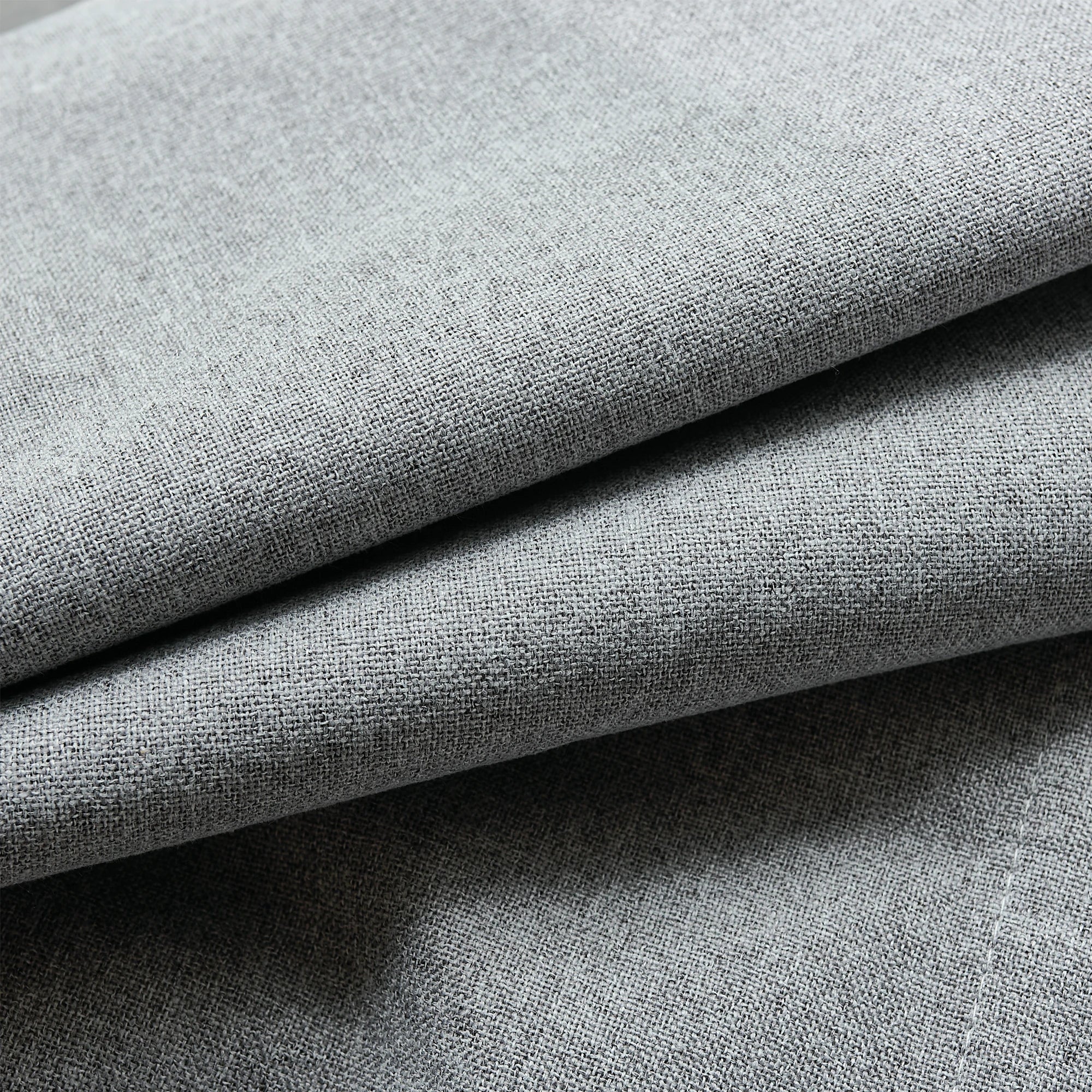 Orion Blackout Curtains Gray Fabric Display