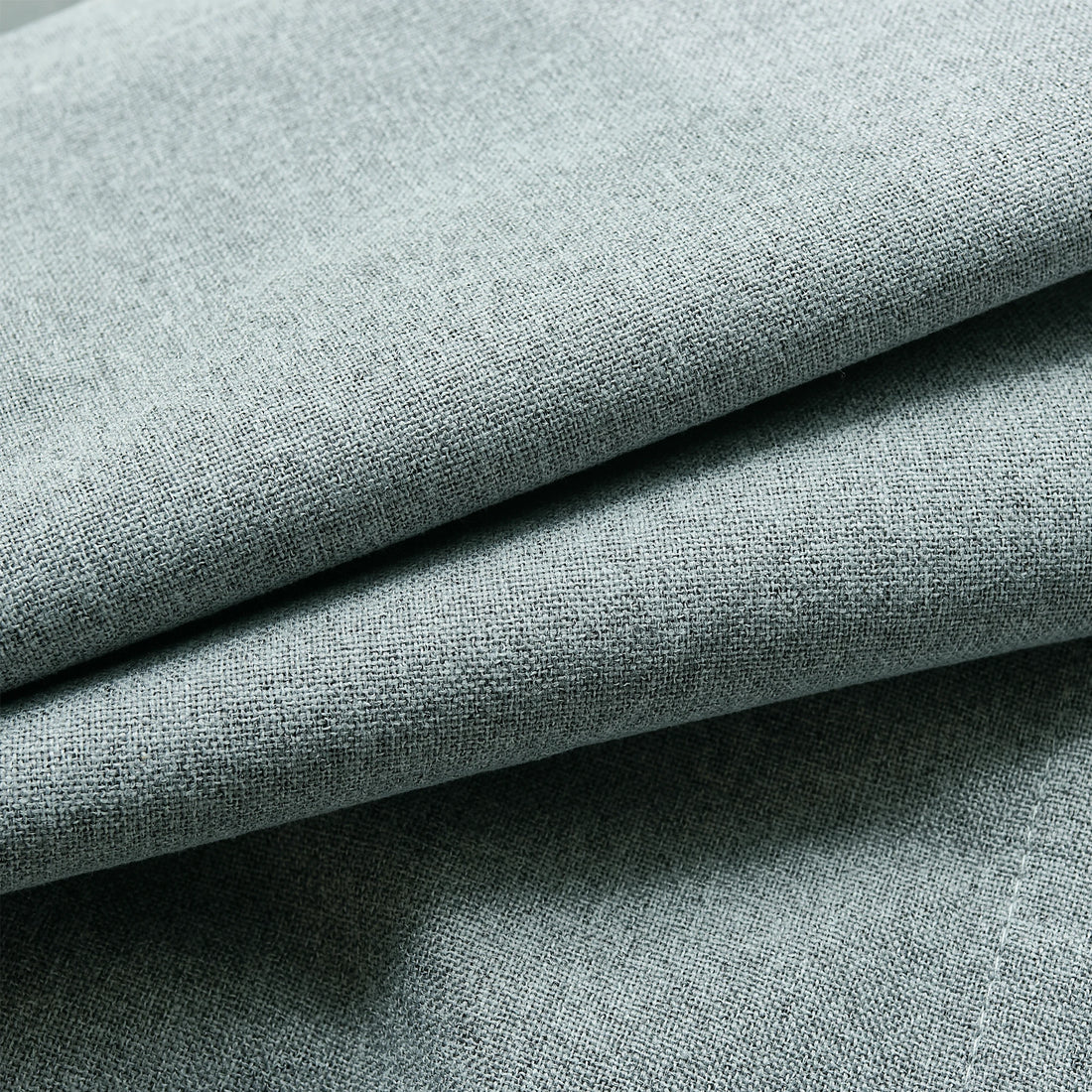 Orion Blackout Curtains Grayish Green Fabric Details