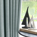 Orion Blackout Curtains Grayish Green Details