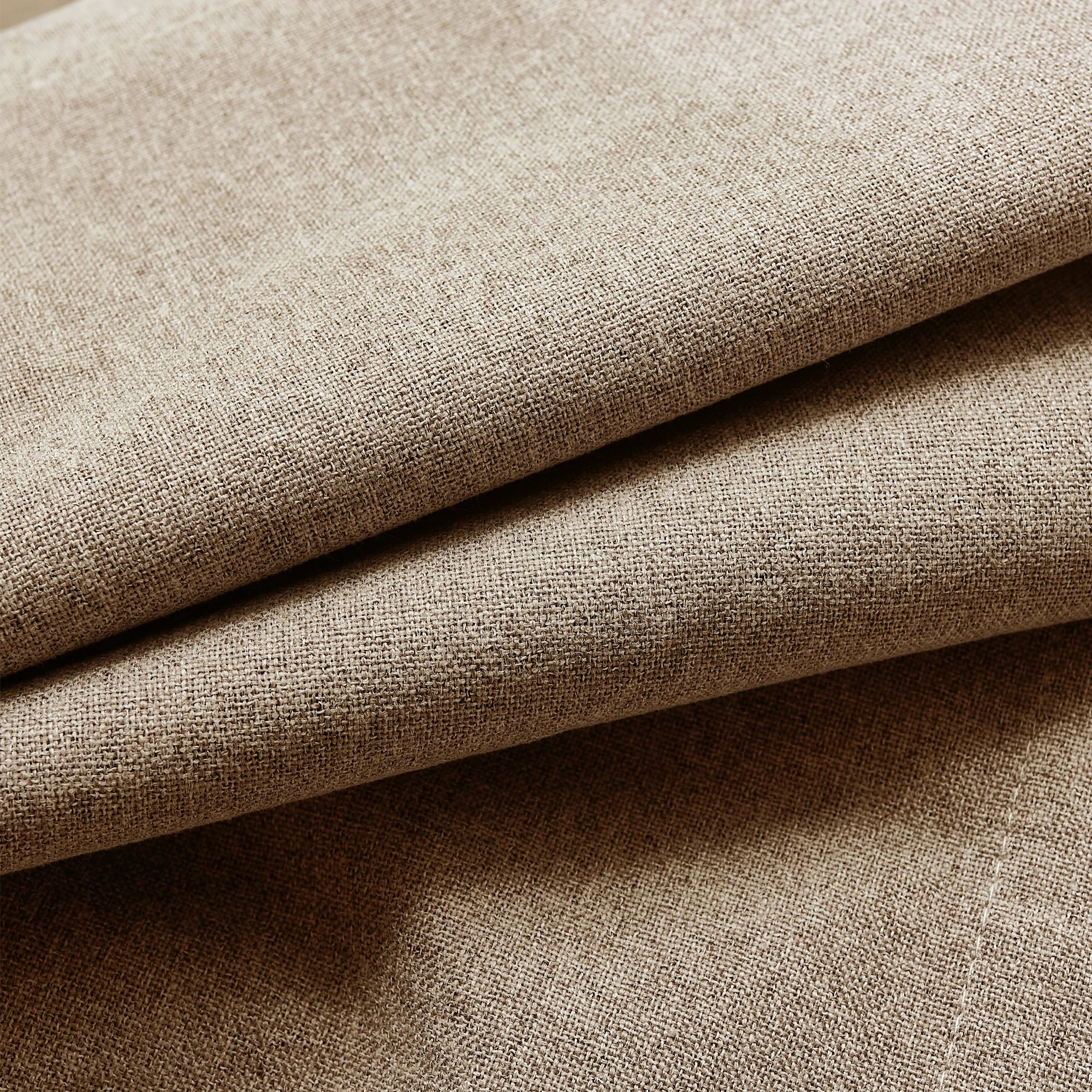 Orion Blackout Curtains Light Coffee Frabic Details