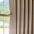 Orion Blackout Curtains Light Coffee Details