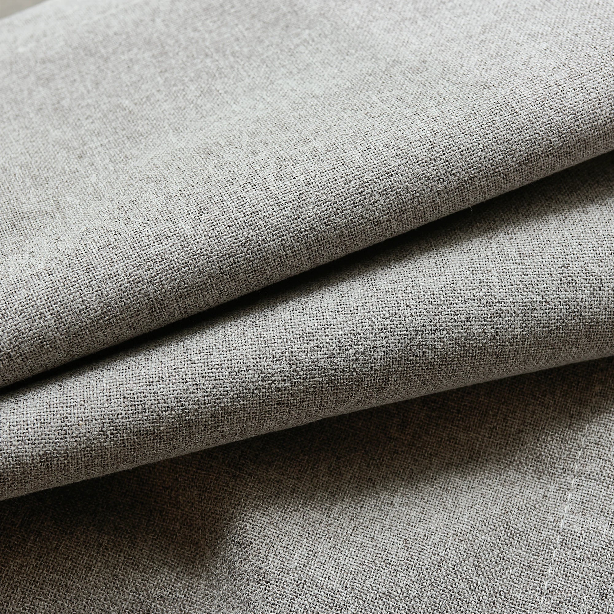 Orion Blackout Curtains Light Gray Fabric Details