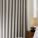 Orion Blackout Curtains Natural Beige Display
