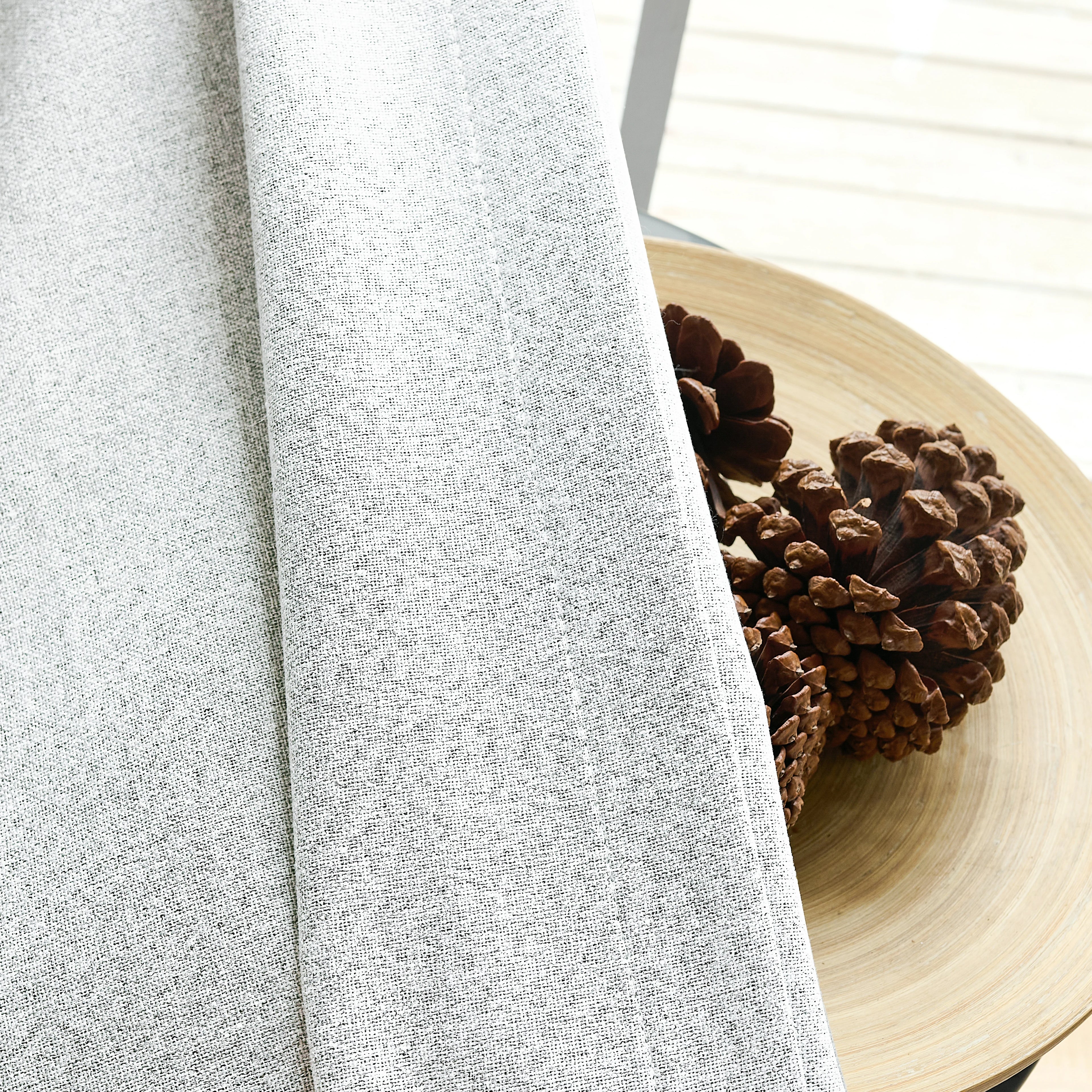 Orion Linen Look 100% Blackout Curtains