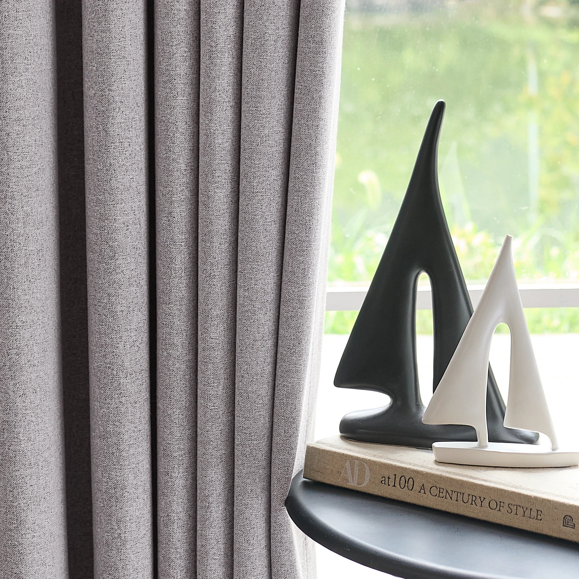 Orion Linen Look 100% Blackout Curtains