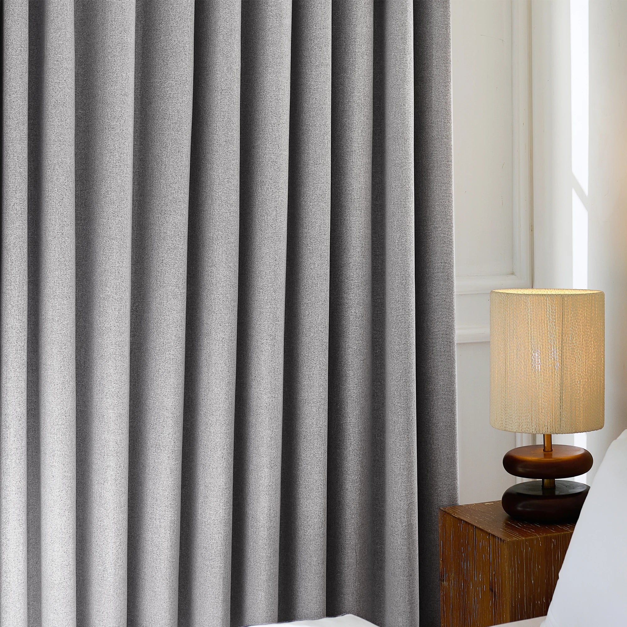 Orion Linen Look 100% Blackout Curtains