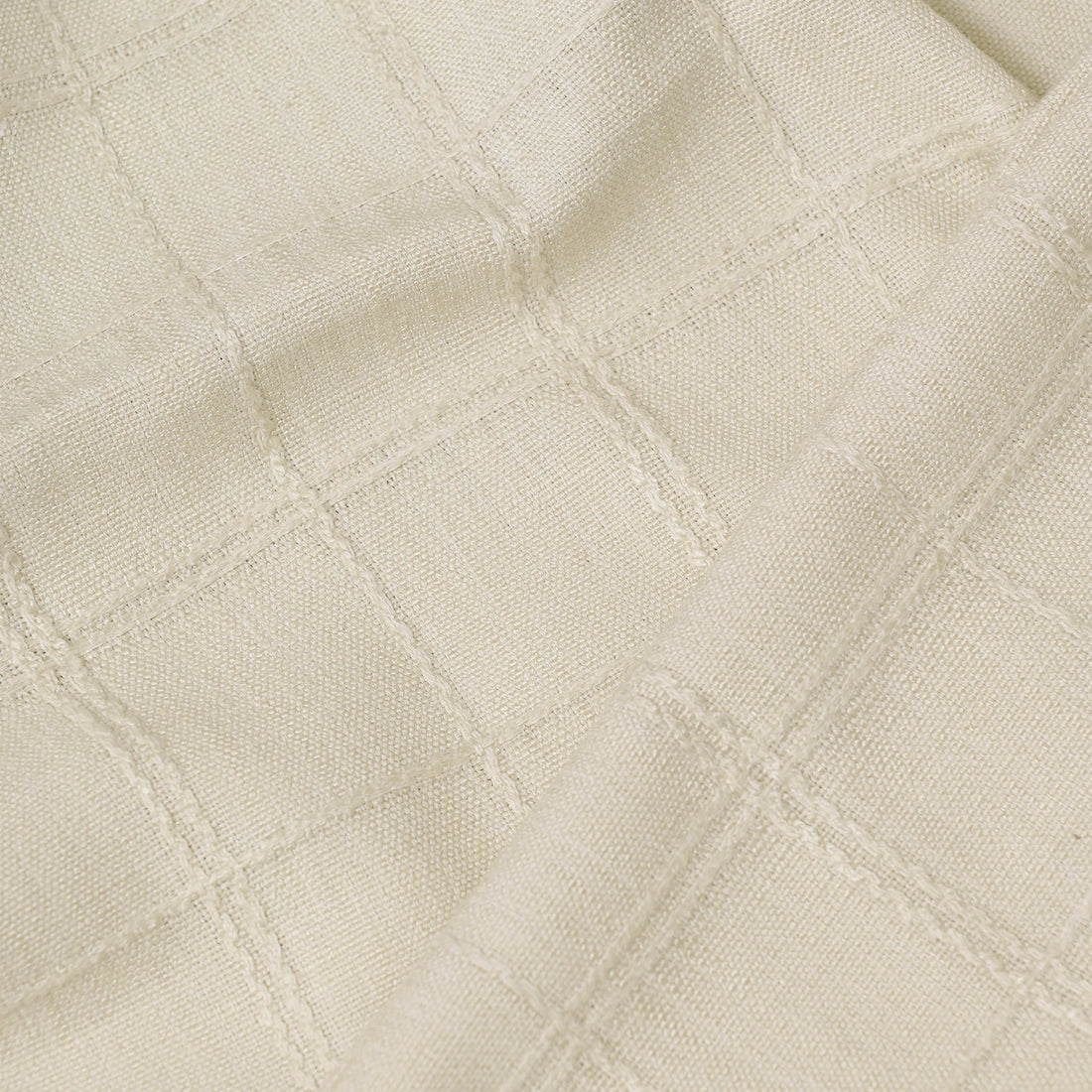 Preston Grid Jacquard Cotton Blend Curtains