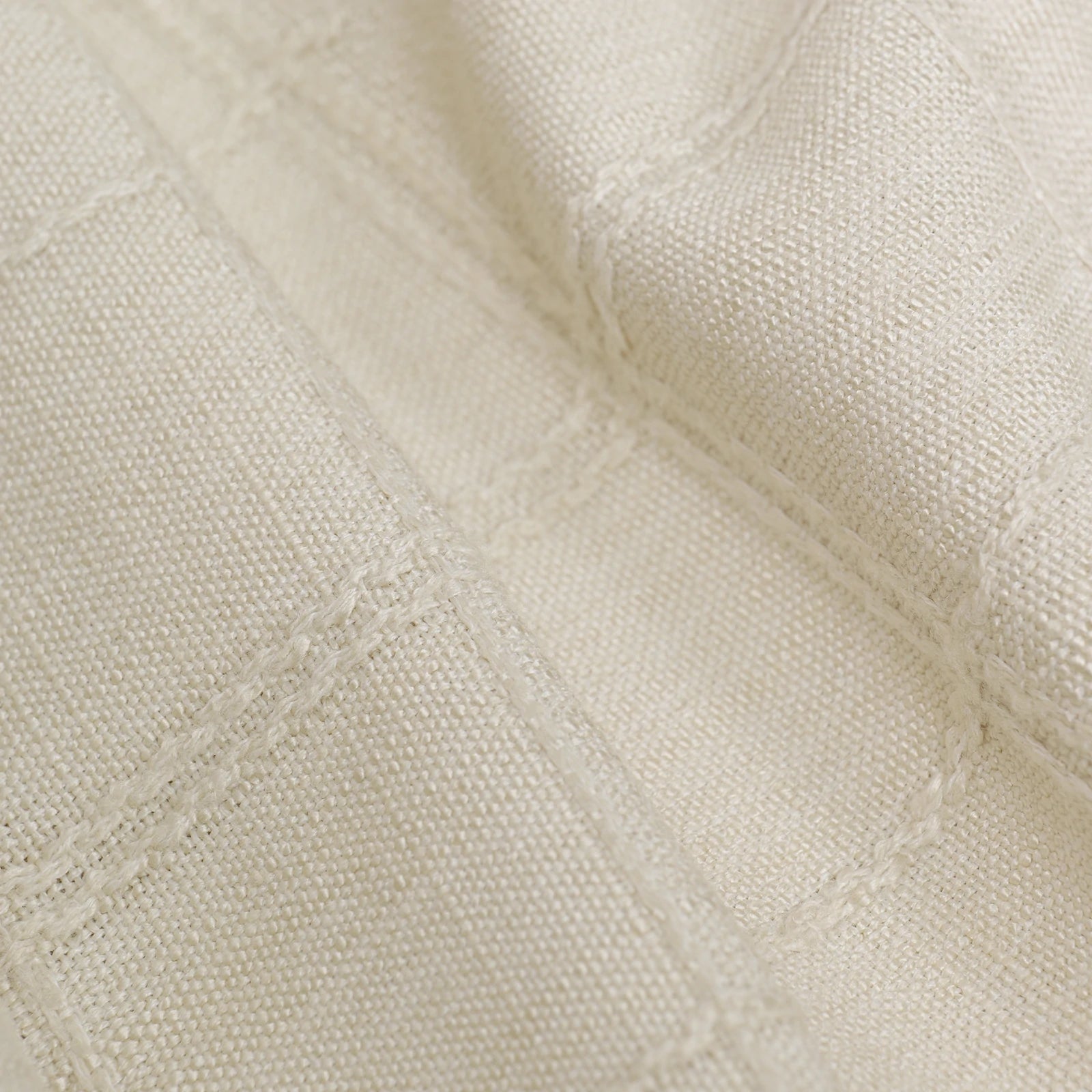 Preston Grid Jacquard Cotton Blend Curtains