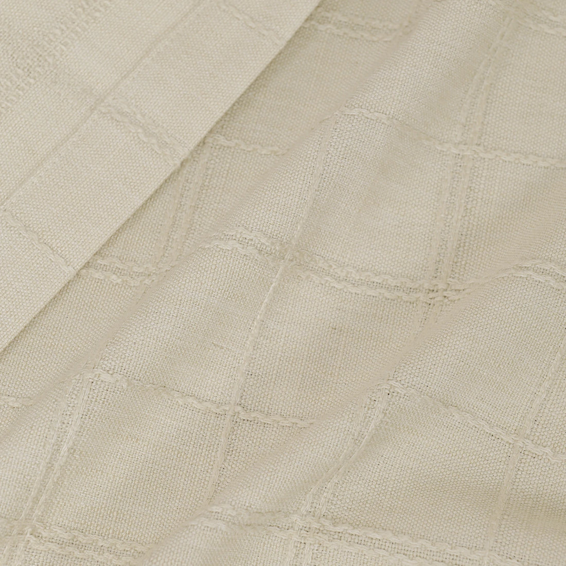Preston Grid Jacquard Cotton Blend Curtains