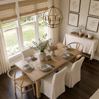 Preston Grid Jacquard Cotton Blend Curtains