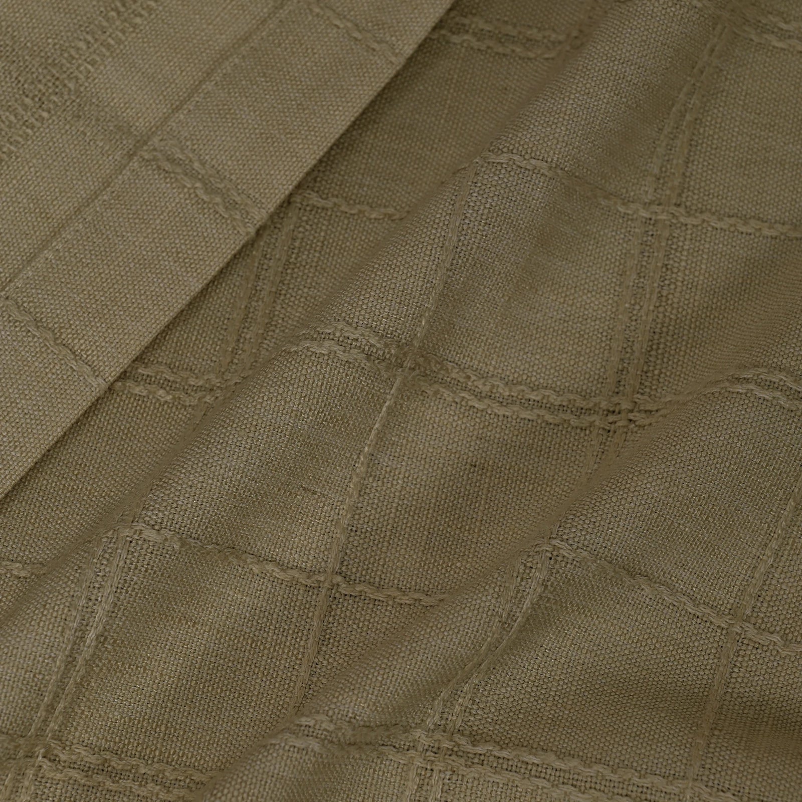 Preston Grid Jacquard Cotton Blend Curtains