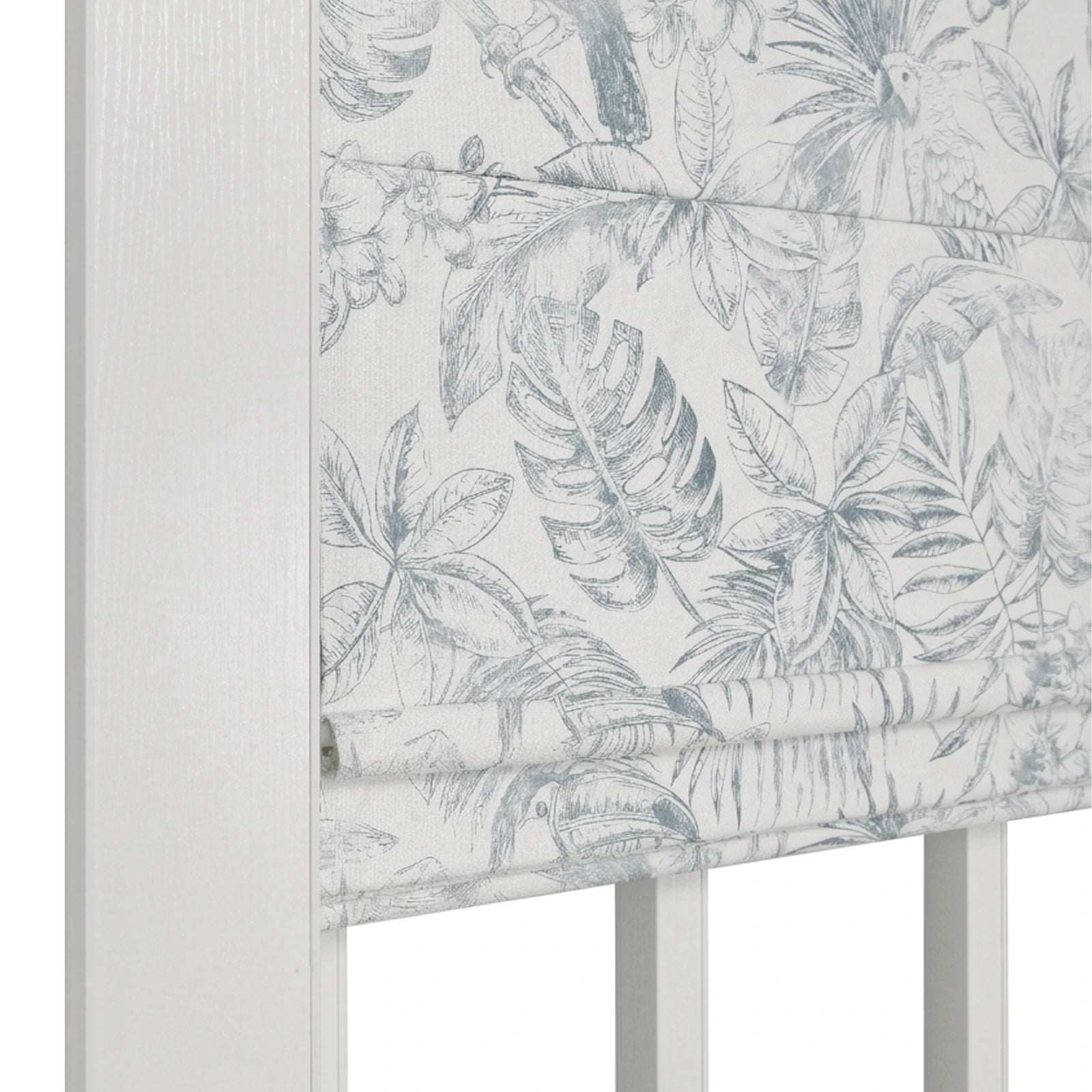 Remy Printed Bird Premium Roman Shades