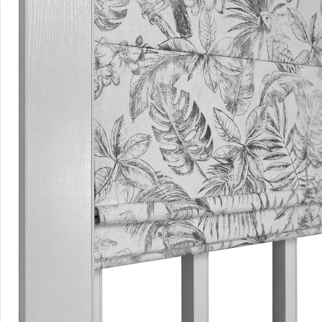 Remy Printed Bird Premium Roman Shades